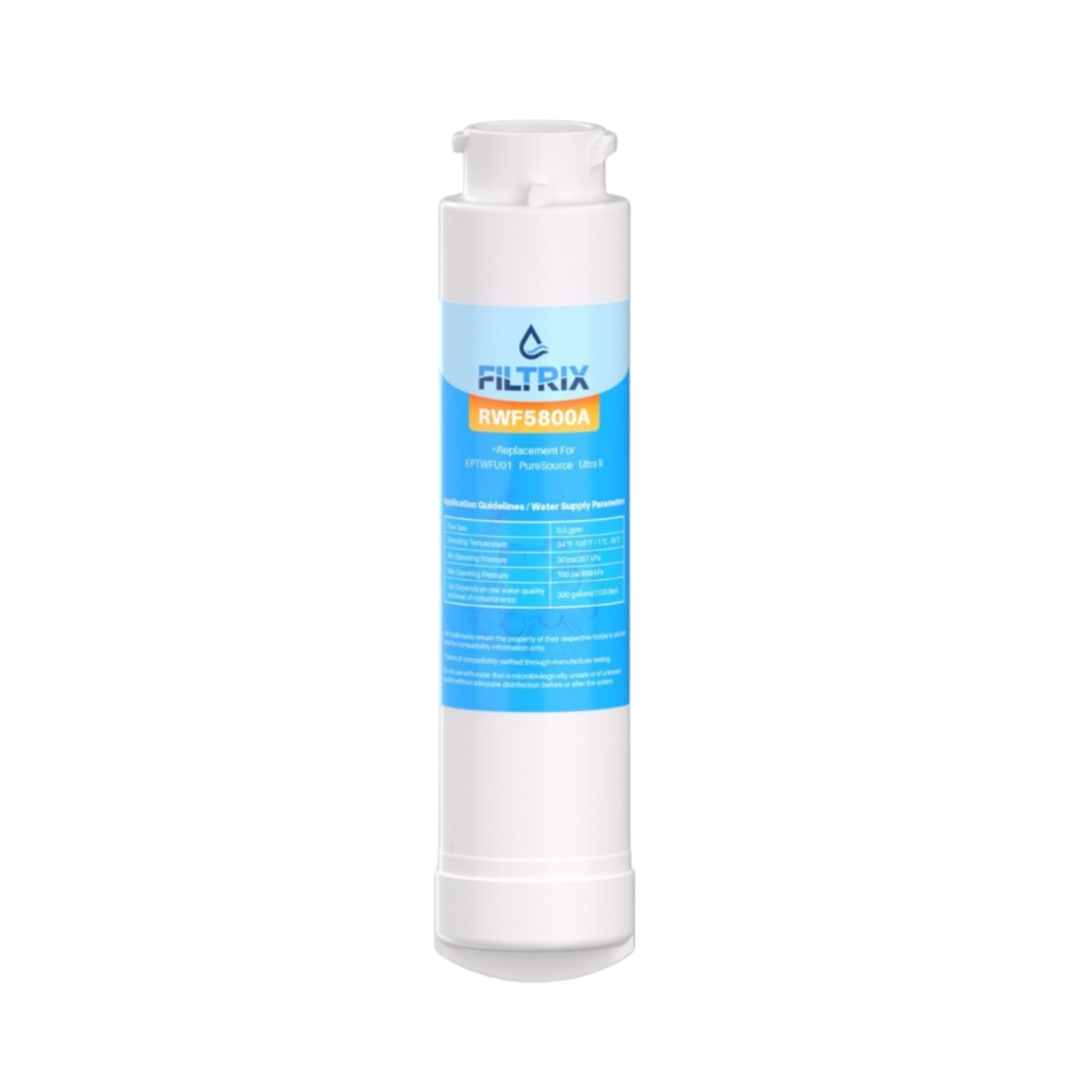 Filtrix Replacement for Frigidaire EPTWFU01 Refrigerator Water Filter