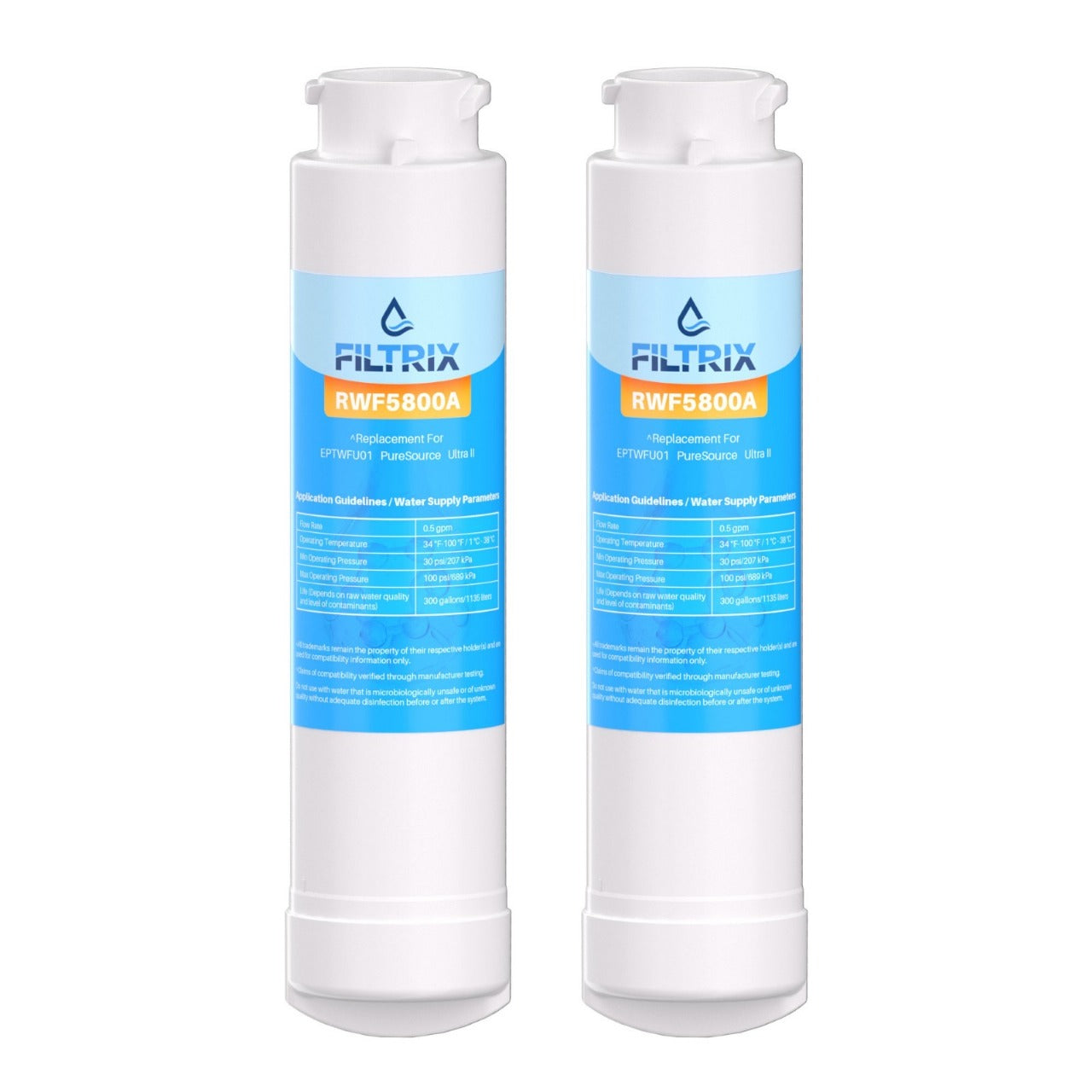 Filtrix Replacement for Frigidaire EPTWFU01 Refrigerator Water Filter